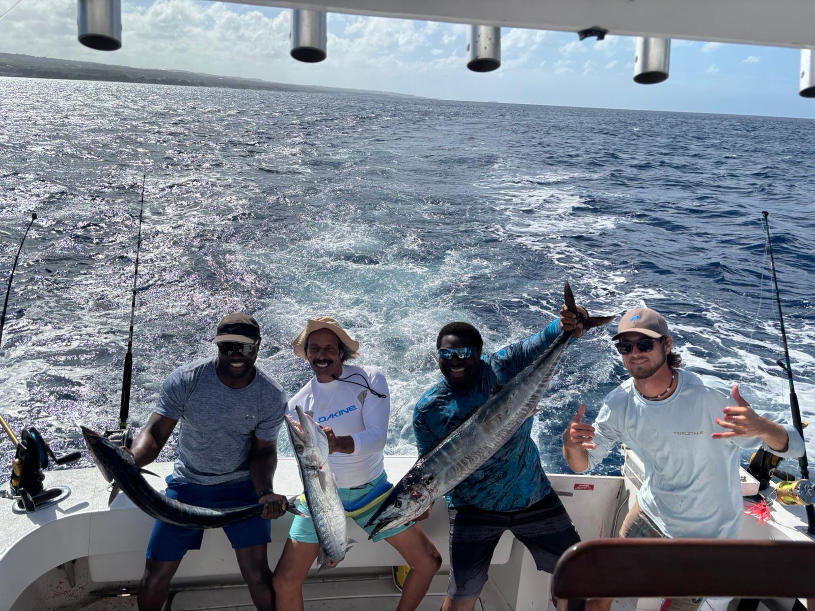 Barbados Wahoo on Fire 🔥
